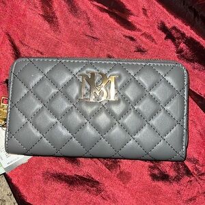 Badgly Mischka grey wallet